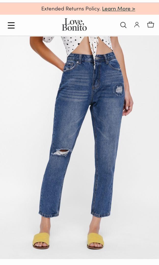 Buy Blaise Denim Straight Leg Jeans @ Love, Bonito, Shop Women's Fashion  Online