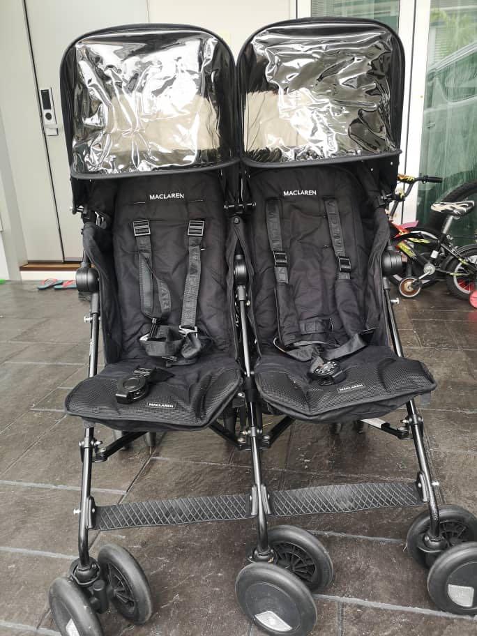 maclaren twin stroller price