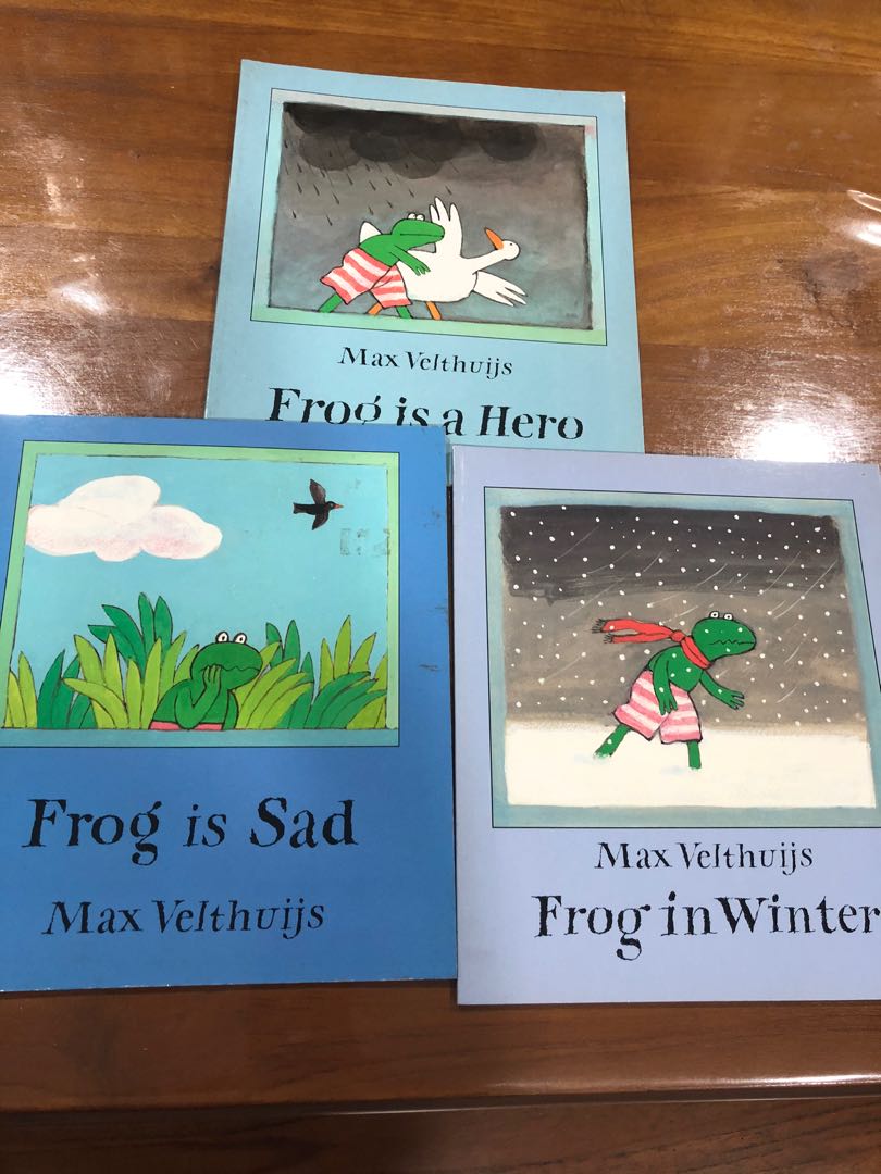 Max Velthujis Set Of 3 Frog Books Books Stationery