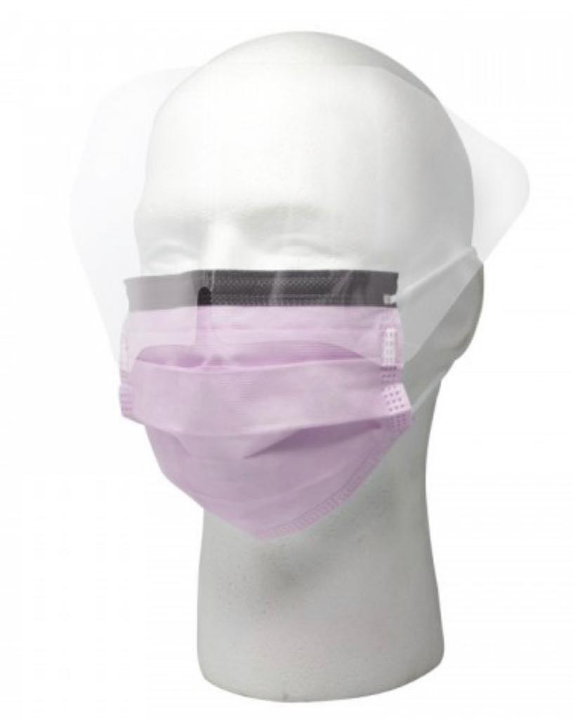Maxill plus mask with visor maxill plus mask with eye shield face