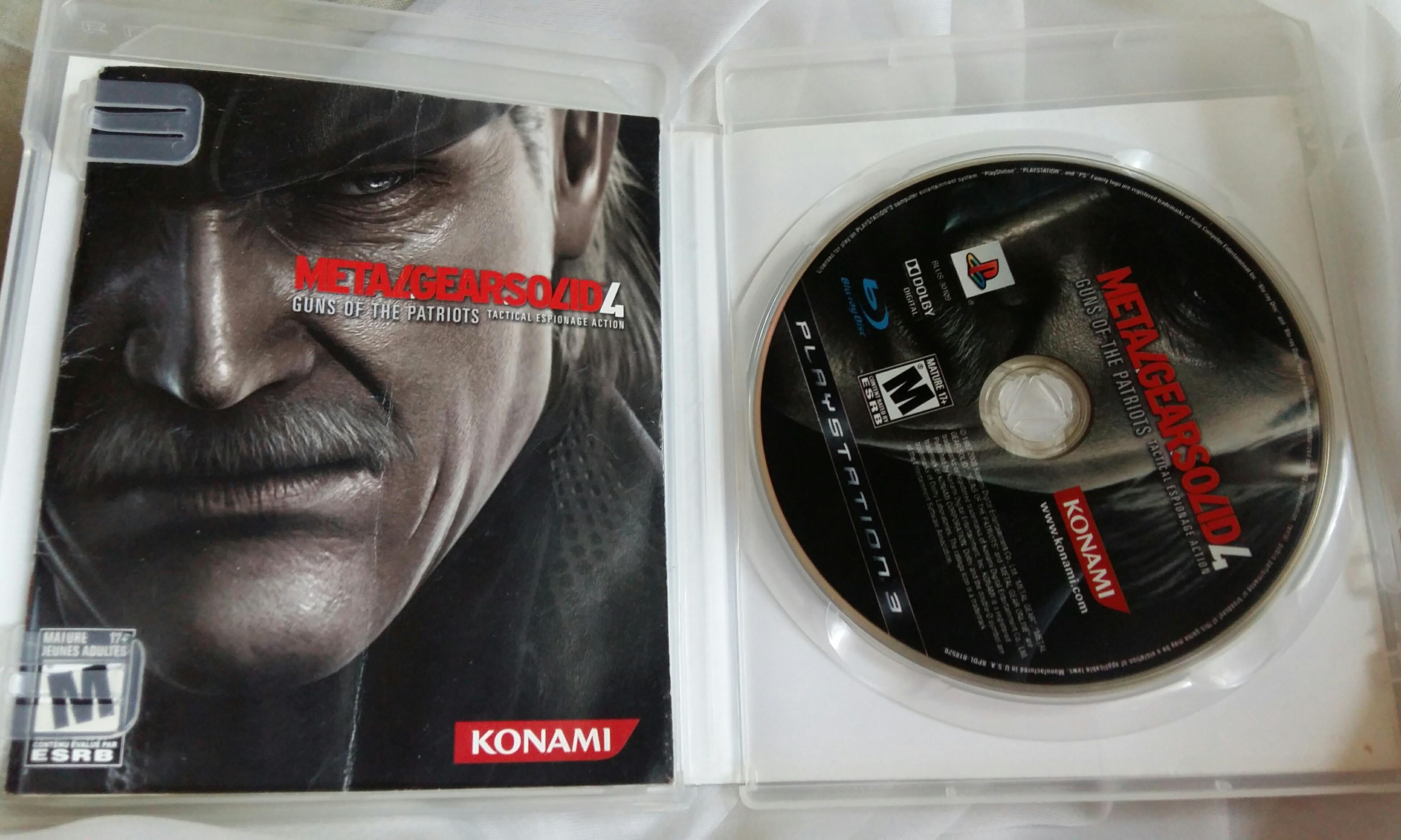 Metal gear 4 #savings3 (Category: Xbox) located in Cainta. Submitted by dhengskie (Listing ID 1011041643, Image 2). Description: #savings3 done playing.