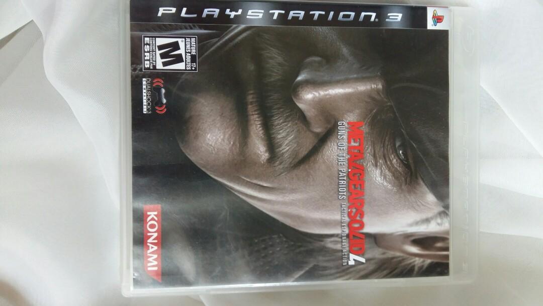 Metal gear 4 #savings3 (Category: Xbox) located in Cainta. Submitted by dhengskie (Listing ID 1011041643, Image 1). Description: #savings3 done playing.