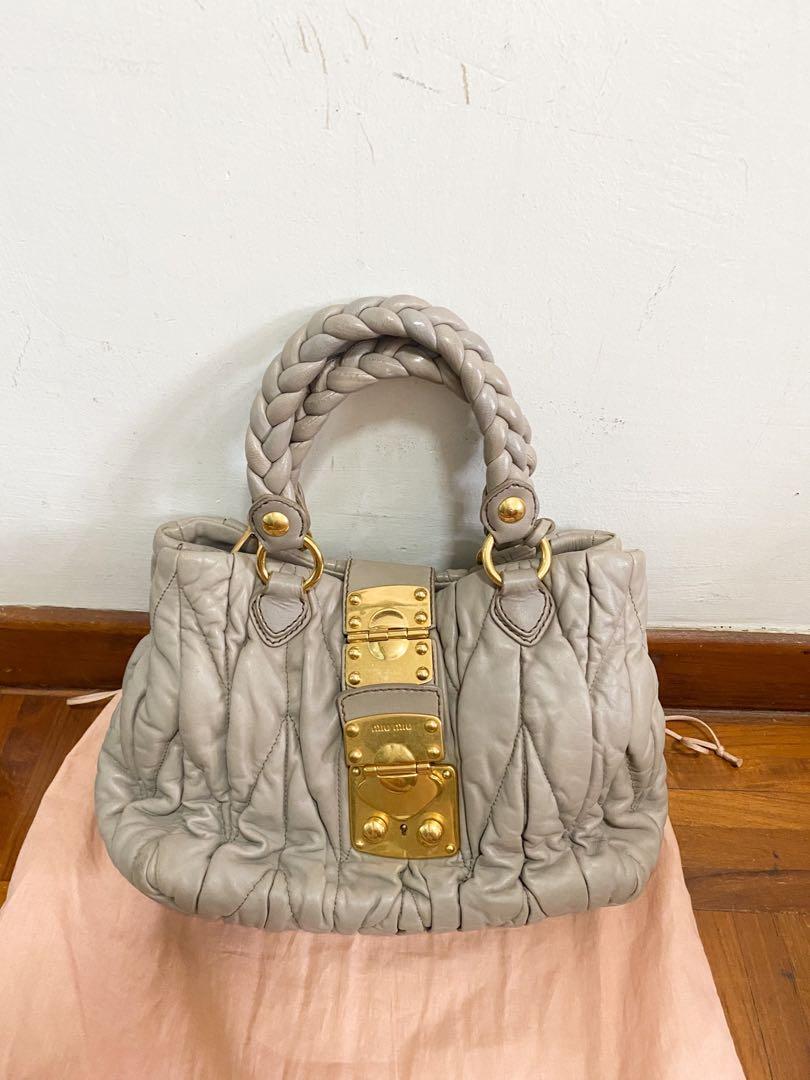 Miu miu lambskin bag store