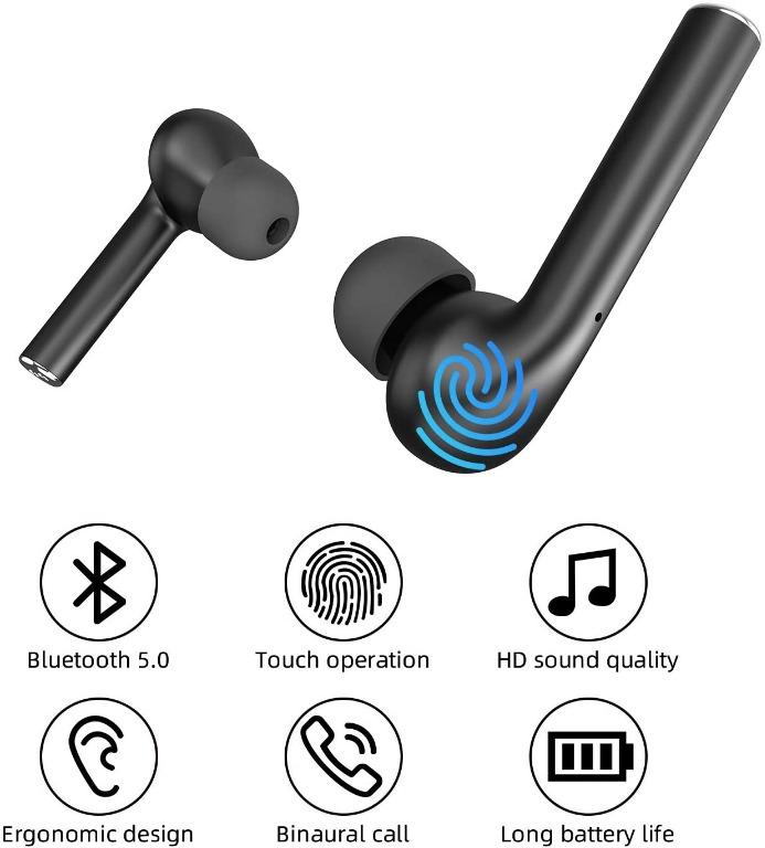 N Wireless Earpods J3 Bluetooth 5.0 Earphone Noise Canceling