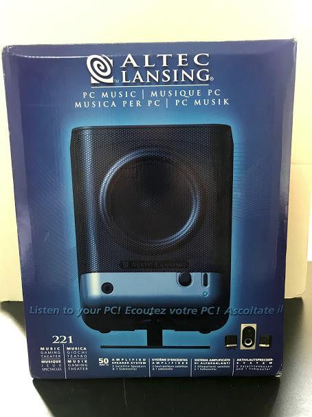 altec lansing stereo speakers