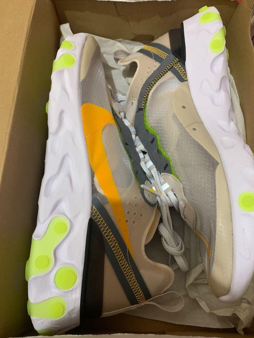 Nike React Element 87 （分類：波鞋）位於 Hong Kong。 由 adam93lee 提交（商品編號 1011189972，圖片 1）。簡介： 全新 US8 StockX 購入 Size 唔岩 $700 。