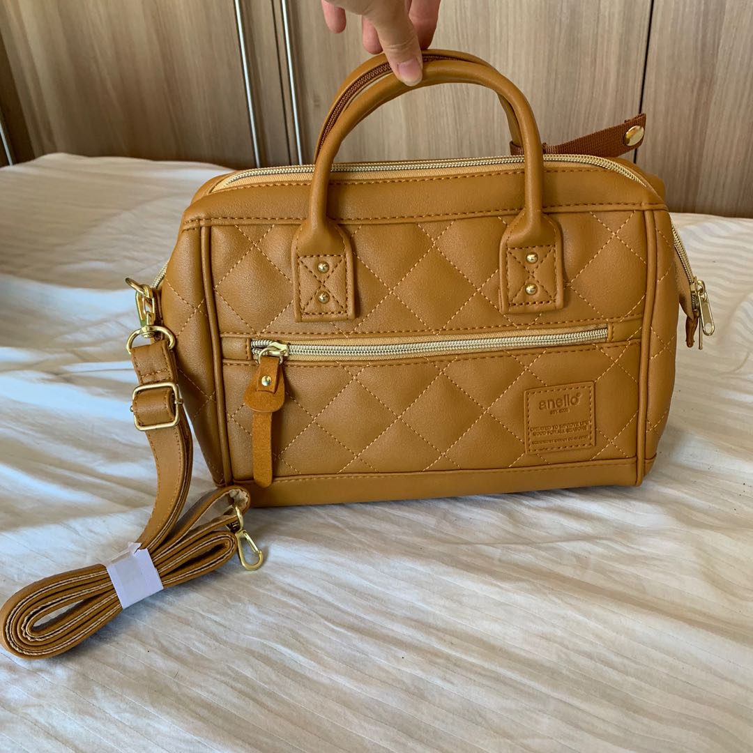 Anello quilted shop sling bag