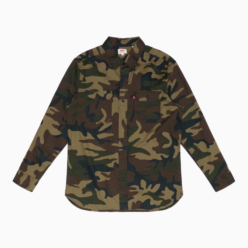 Levi's online camo shirt