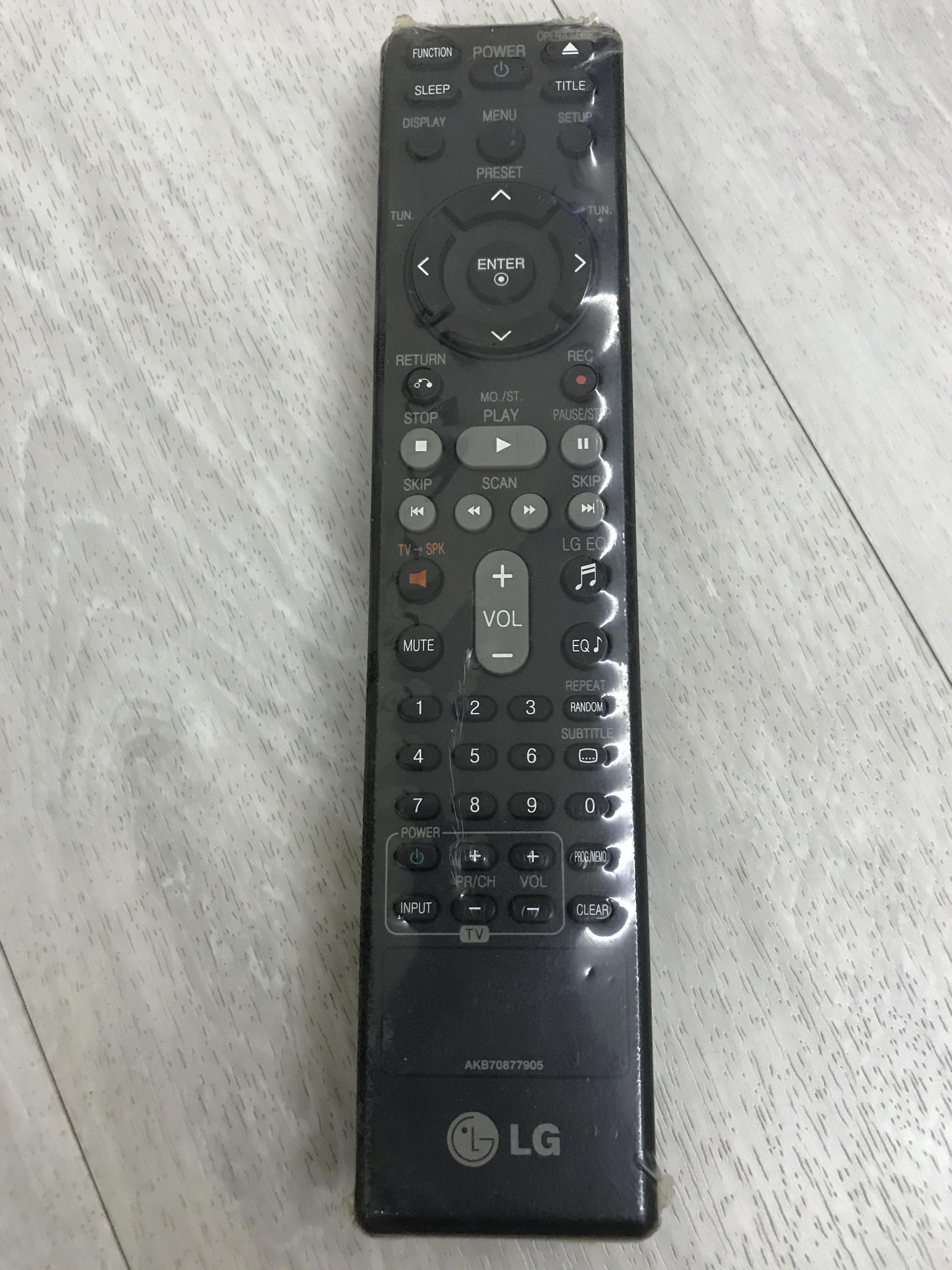 Original LG Remote Control RC for LG TV / Home Theatre System / Blu Ray