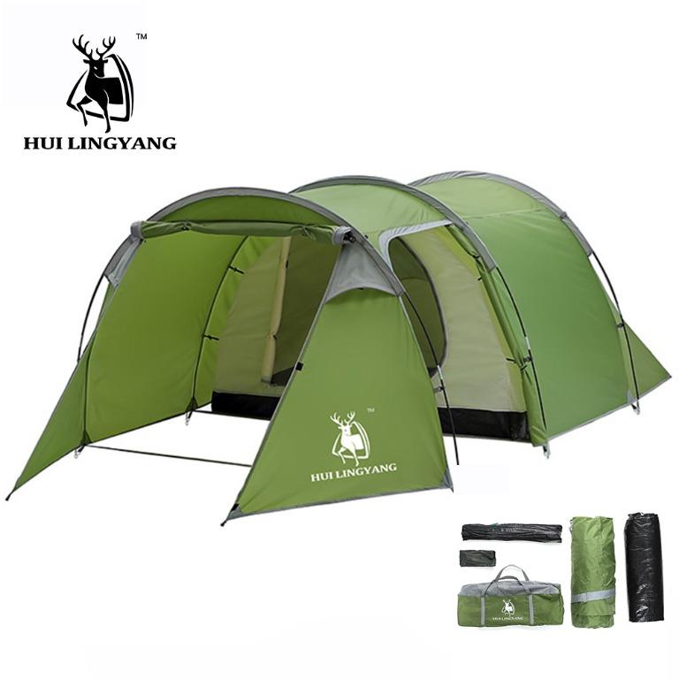 Outdoor Camping Tent 2 4 People Travel Essentials Outdoor Camping On Carousell