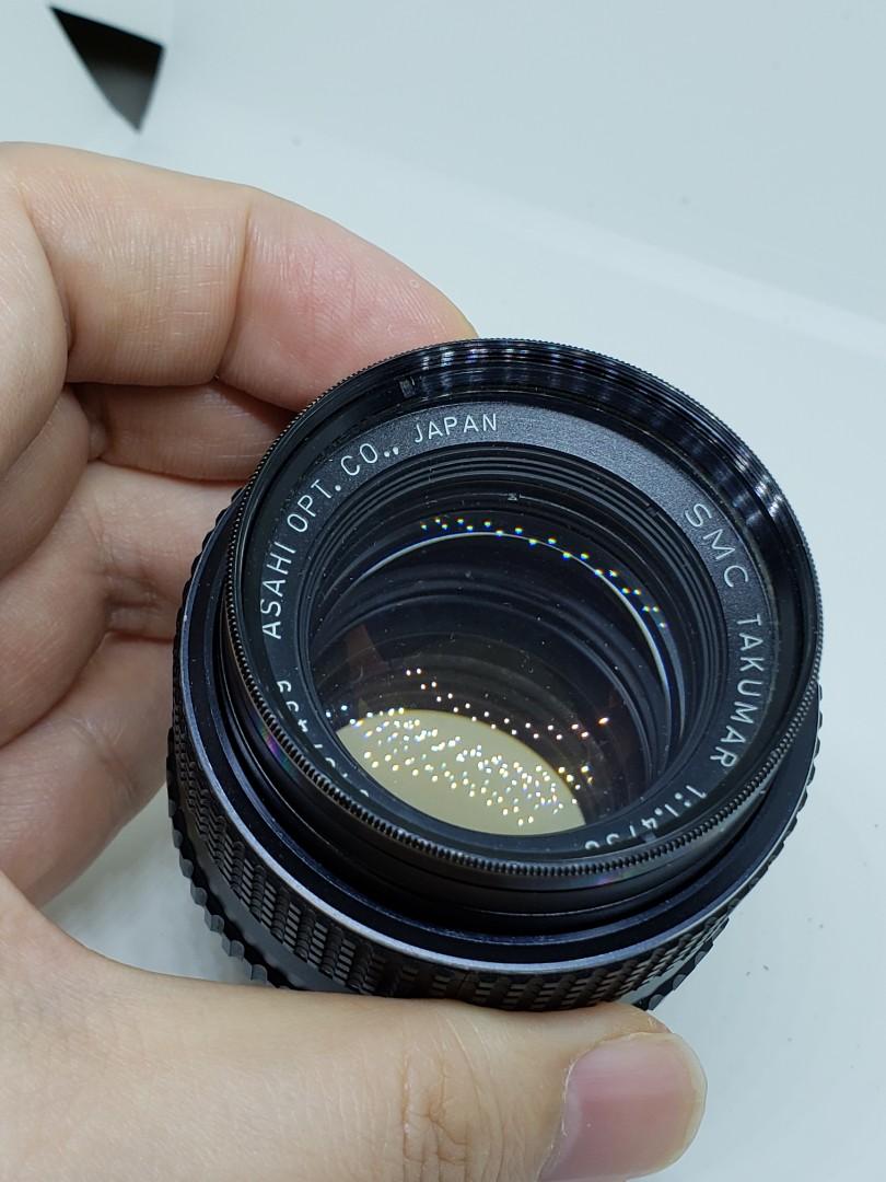 Pentax ES-II + SMC Takumar 50mm f/1.4, 攝影器材, 鏡頭及裝備- Carousell