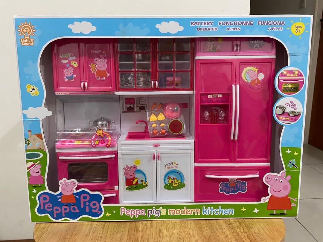 Peppa Pig Kitchen Set B (With light and sound), Babies & Kids, Toys