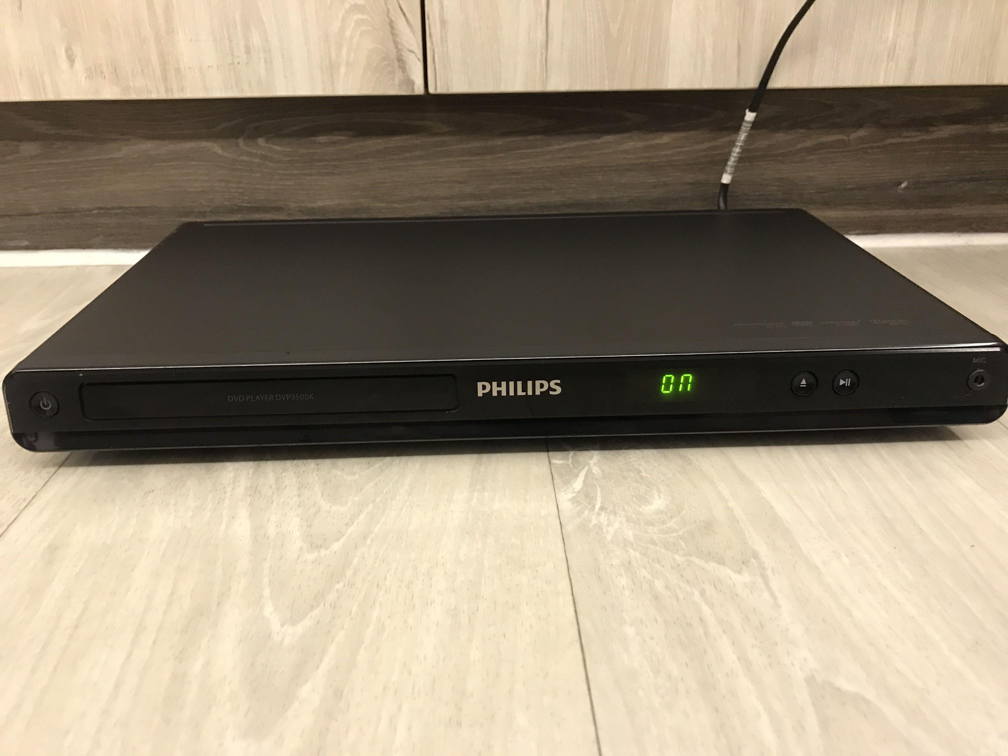 Philips DVD CD Player Slim Sleek Design Movie Karaoke KTV System, Audio