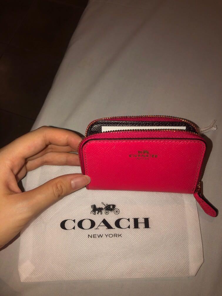 Pink Coach Coin Purse