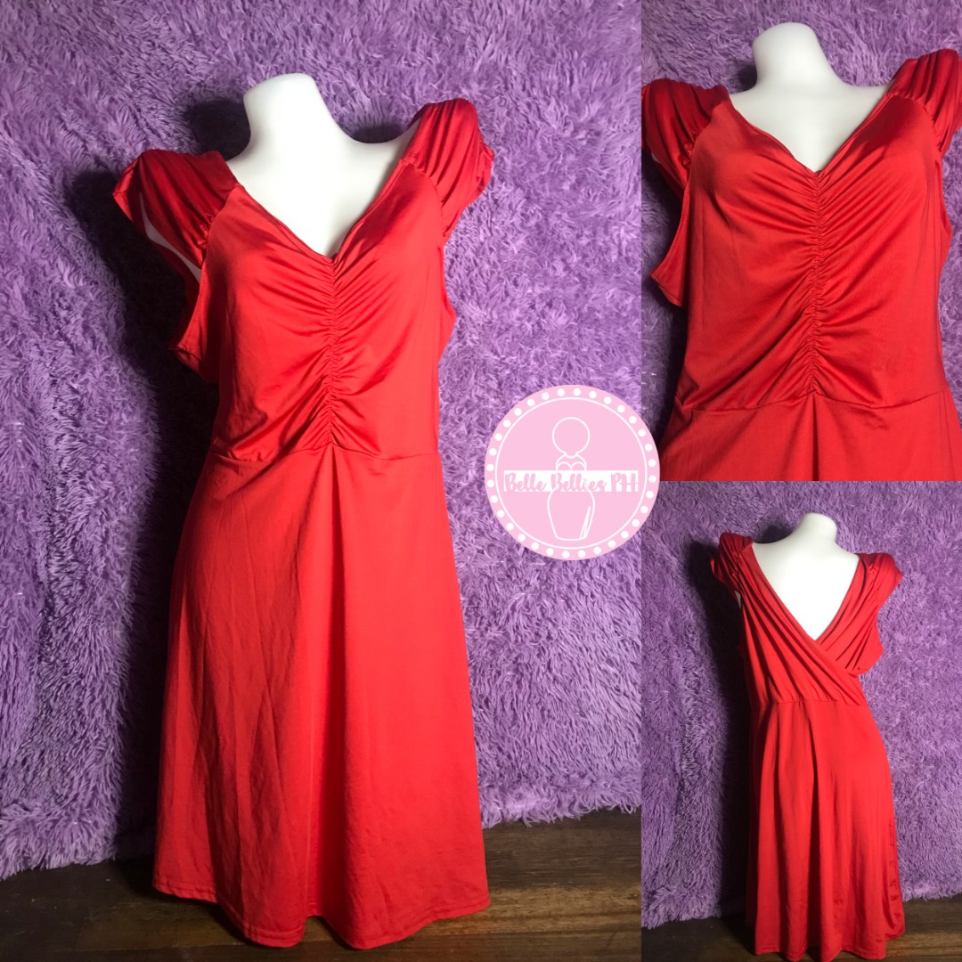 red sexy dress plus size