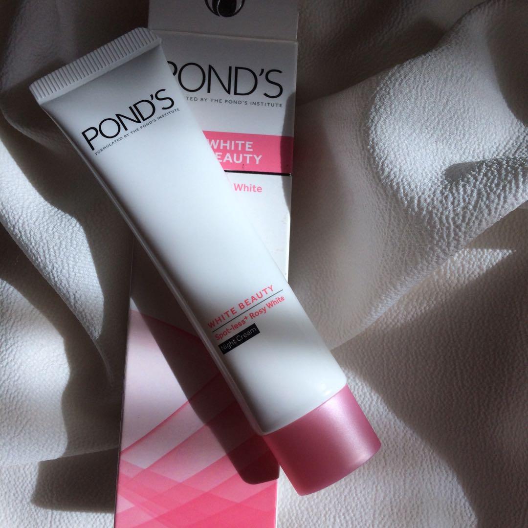 Ponds White Beauty Spot Less Night Cream Kesehatan Kecantikan Kulit Sabun Tubuh Di Carousell
