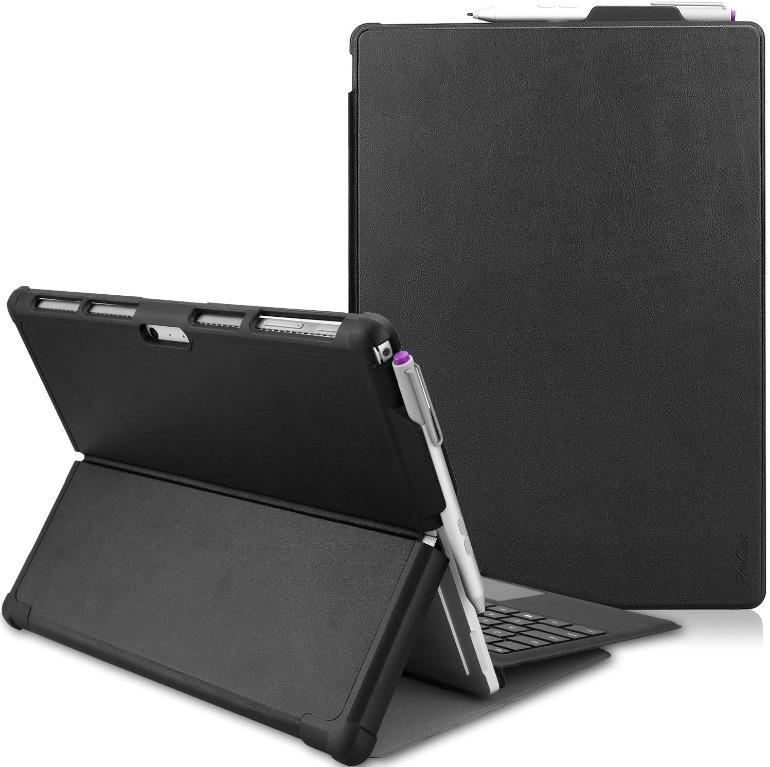 Microsoft Surface Pro 7 Pro 6 Pro 5 Pro 4 Pro Lte Case With Built In Surface Pen Holder Black Electronics Computer Parts Accessories On Carousell