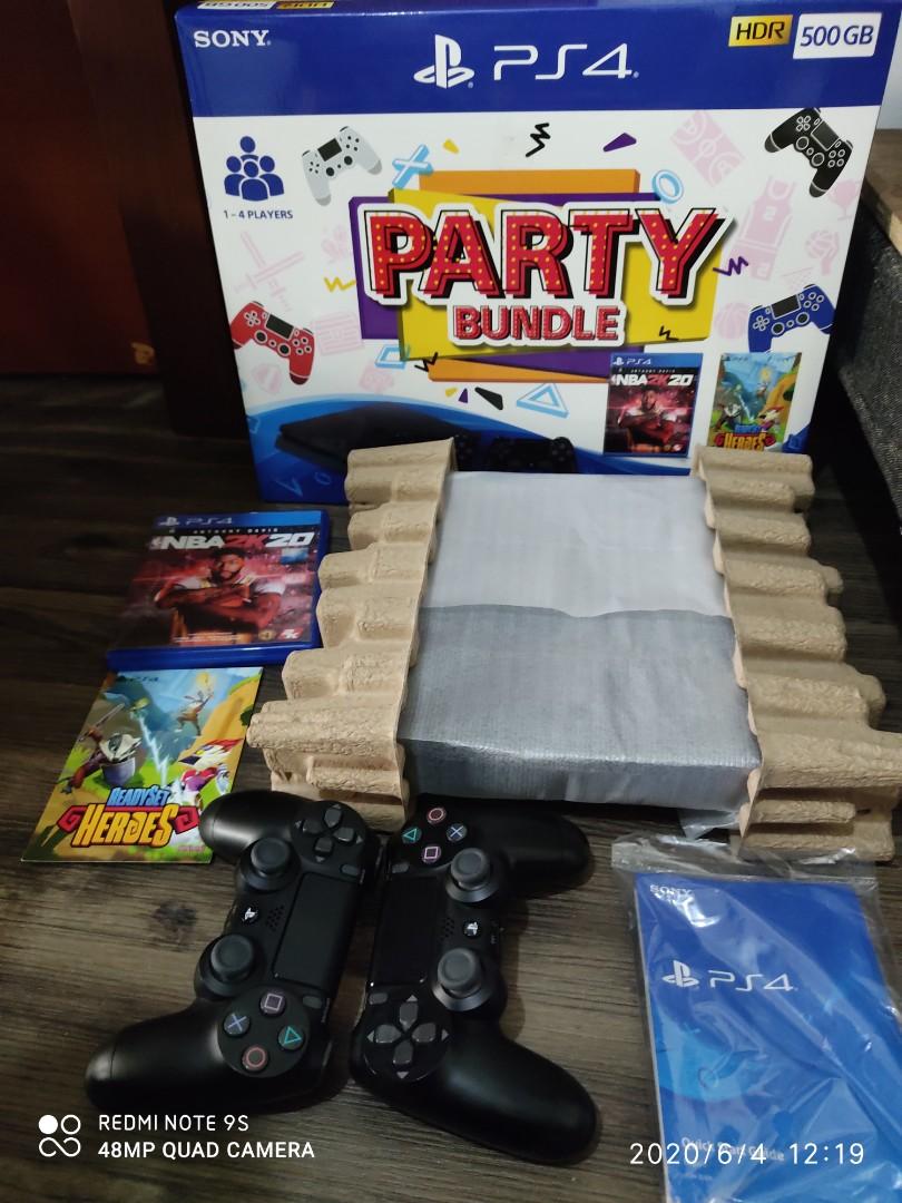 Ps4 Slim 500gb Party Bundle Video Gaming Video Game Consoles Playstation On Carousell