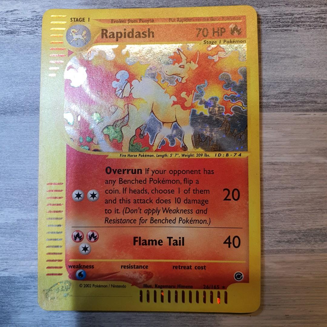 Rapidash Pokemon Cards Toys Games Board Games Cards On Carousell