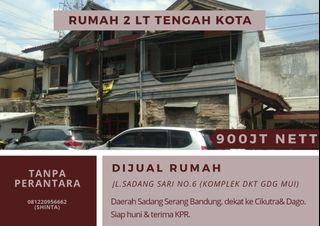 Rumah Tengah Kota 2 Lantai
