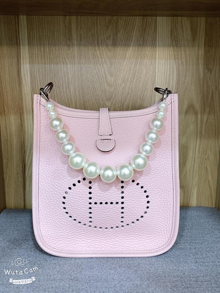 pearl handbag strap