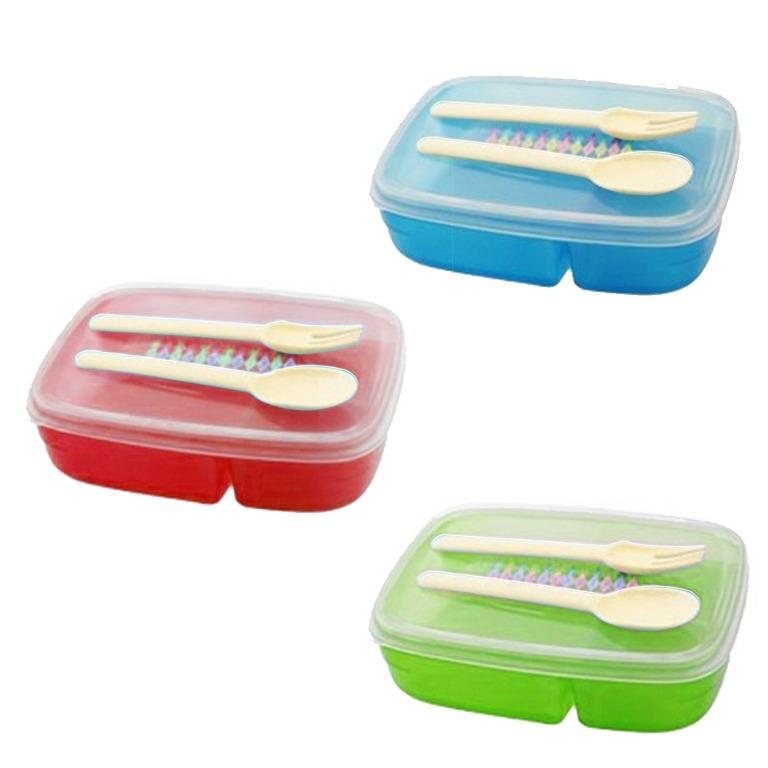 Smart Supermarket Lunch Box With Spoon And Fork Food Keeper Bento Box 506 Furniture Home Living Kitchenware Tableware Food Organization Storage On Carousell