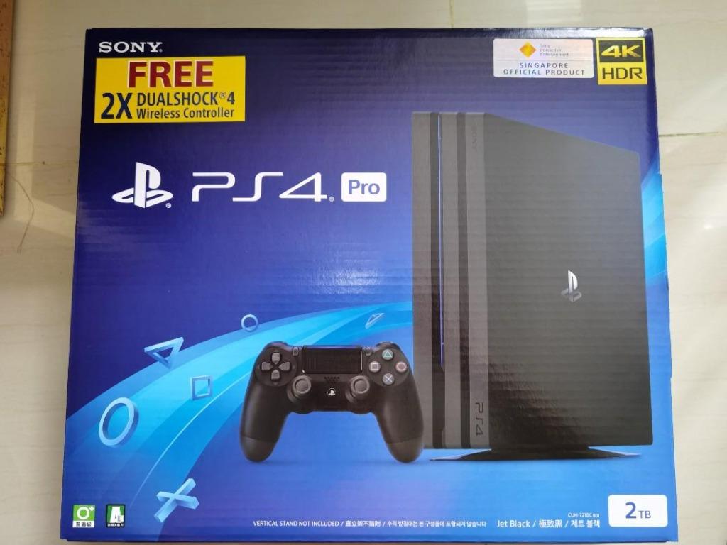 sony ps4 pro 2tb