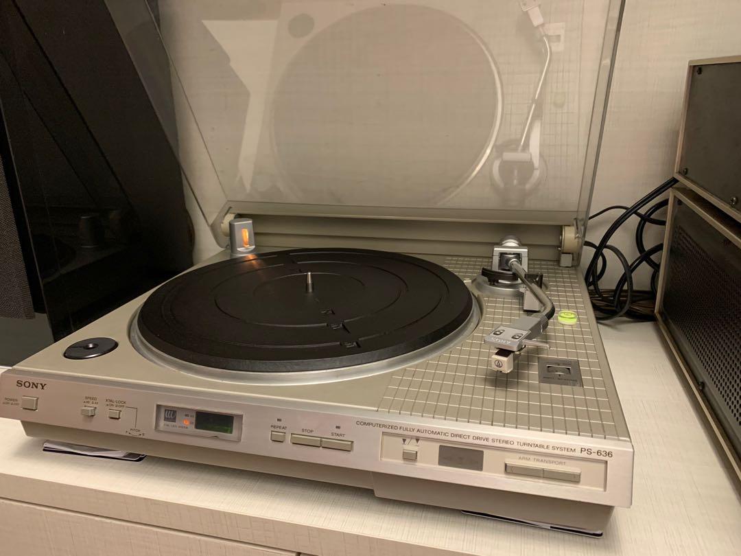 Sony Vintage Turntable 經典唱盤PS-636 絕配全新Nagaoka MP110H, 音響