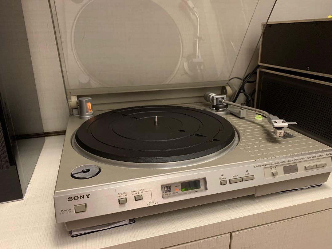 Sony Vintage Turntable 經典唱盤PS-636 絕配全新Nagaoka MP110H, 音響