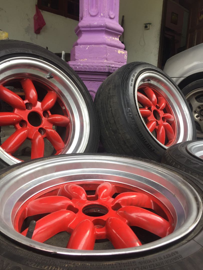 Sport Rim Watanabe(merah), Auto Accessories on Carousell