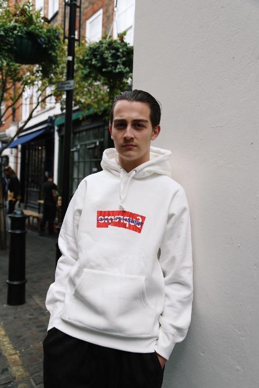 Cdg supreme bogo hoodie new arrivals