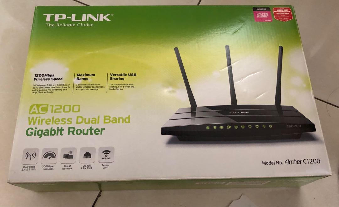 TP-Link Archer C1200, Computers & Tech, Parts & Accessories, Networking ...