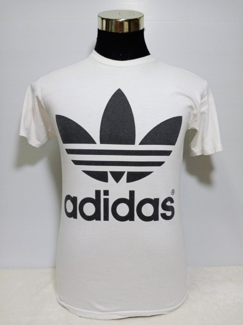 T Shirt Adidas Big Logo Men S Fashion Clothes Tops On Carousell