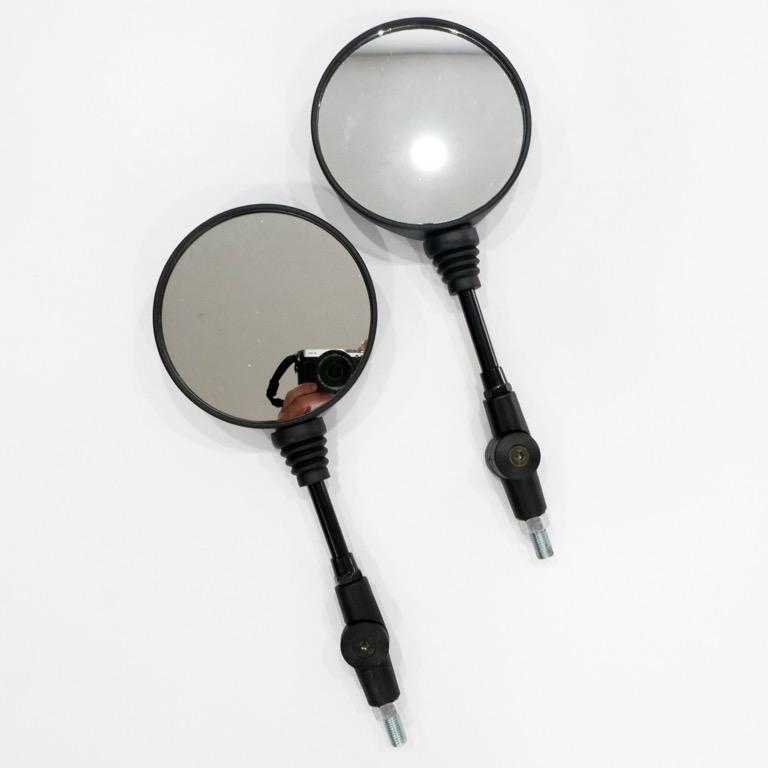 Universal Minimalist Motorcycle Folding Side Mirror Extra pair, Motorbikes on Carousell