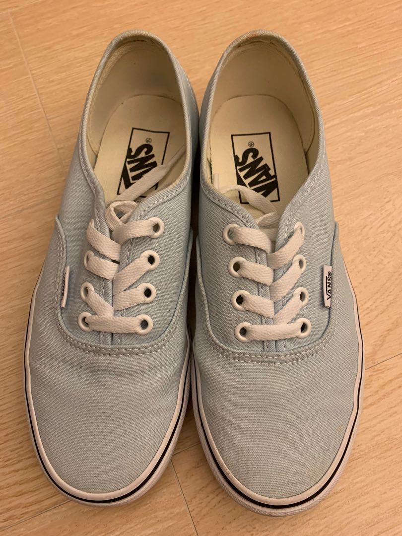 Vans Shoes (Baby Blue/True White) EU 36.5 Women US 6.5, 女裝