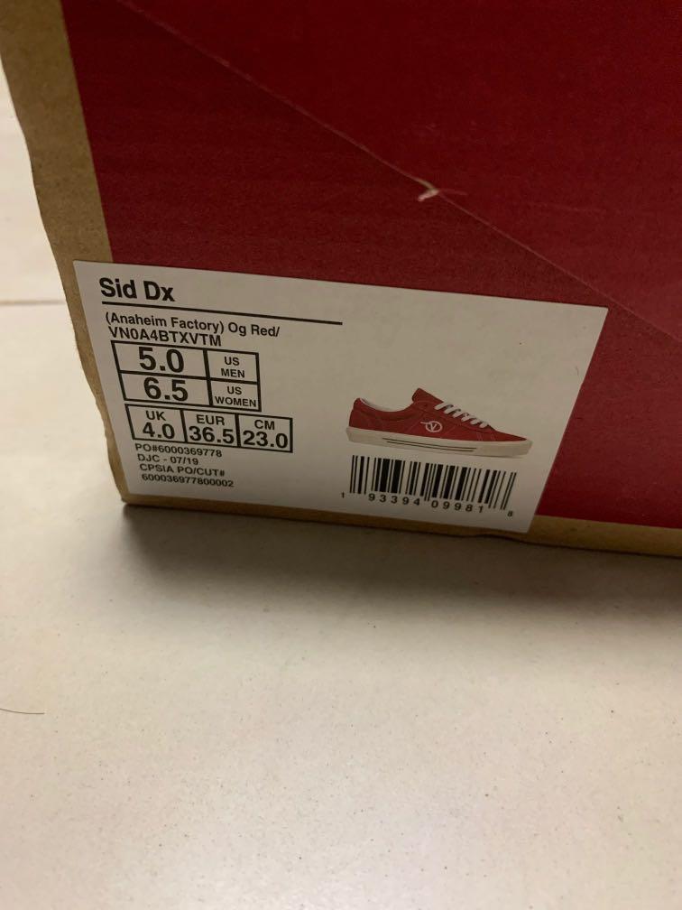 Vans Sid Dx （分類：Loafers）位於 Hong Kong。 由 kobekobe03 提交（商品編號 1011201681，圖片 2）。簡介： 購自專門店 全新未剪牌 圖2有碼數。