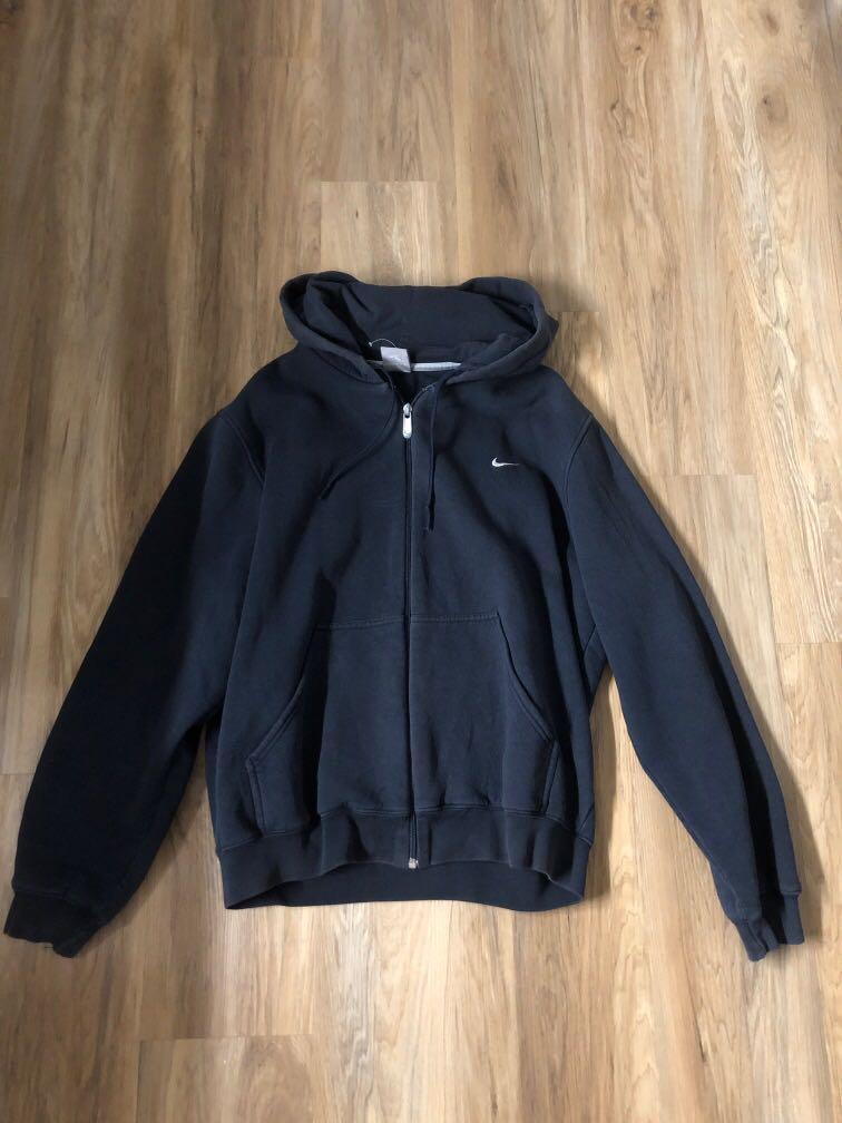 black nike jacket hoodie