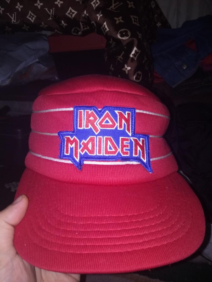 Vintage Iron Maiden, Men's Fashion, Watches & Accessories, Cap & Hats ...