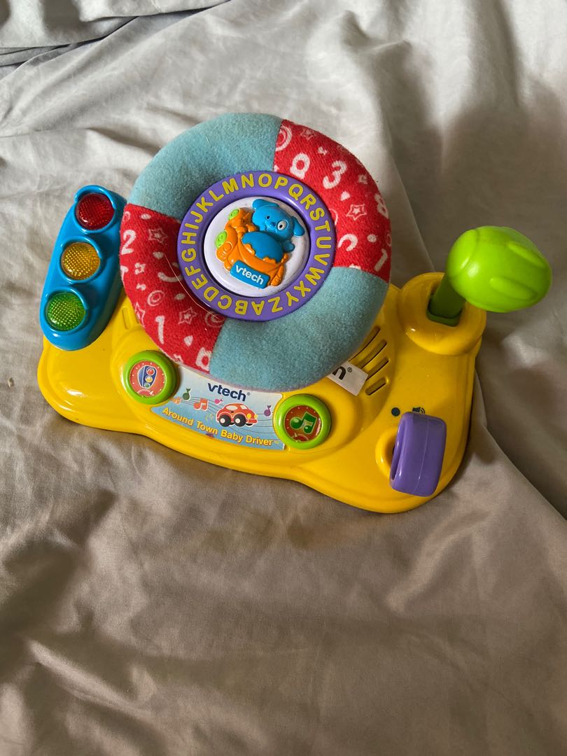 Vtech Around Town Baby Driver Pretend Car Babies Kids Infant Playtime On Carousell