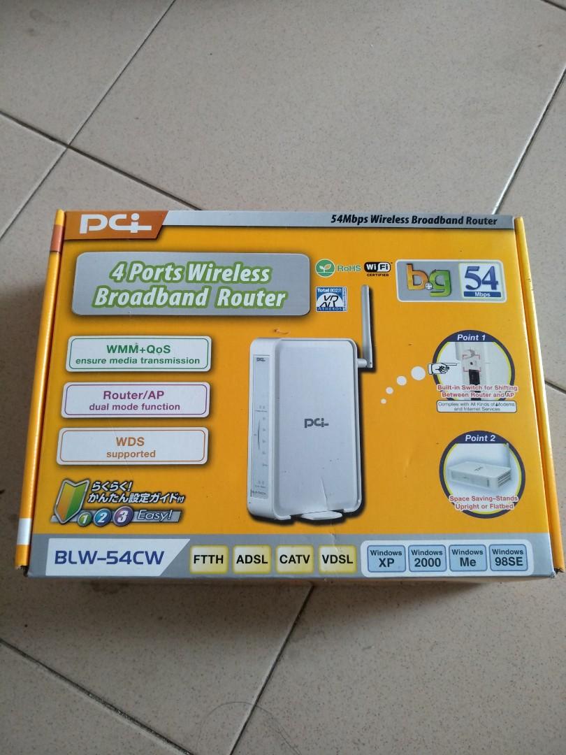 4 Ports Wireless Broadband Router Electronics Computer Parts Accessories On Carousell