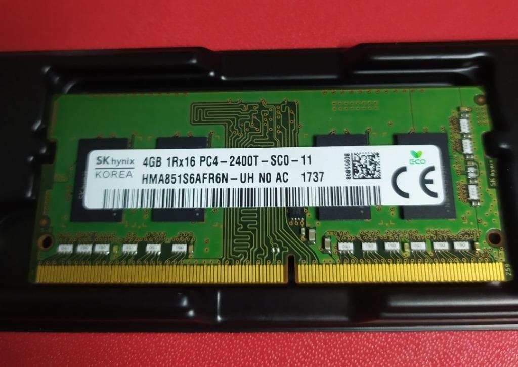 4gb Ddr 4 Sodimm 2400mhz (Category: Computer Parts) located in Bulacan. Submitted by bookmankeeper (Listing ID 1011266054, Image 1). Description: 4gb ddr4 ram for laptops, 2400mhz i upgraded my ram so i have 2 extras came from asus rog laptop just message me here or send me a txt message.