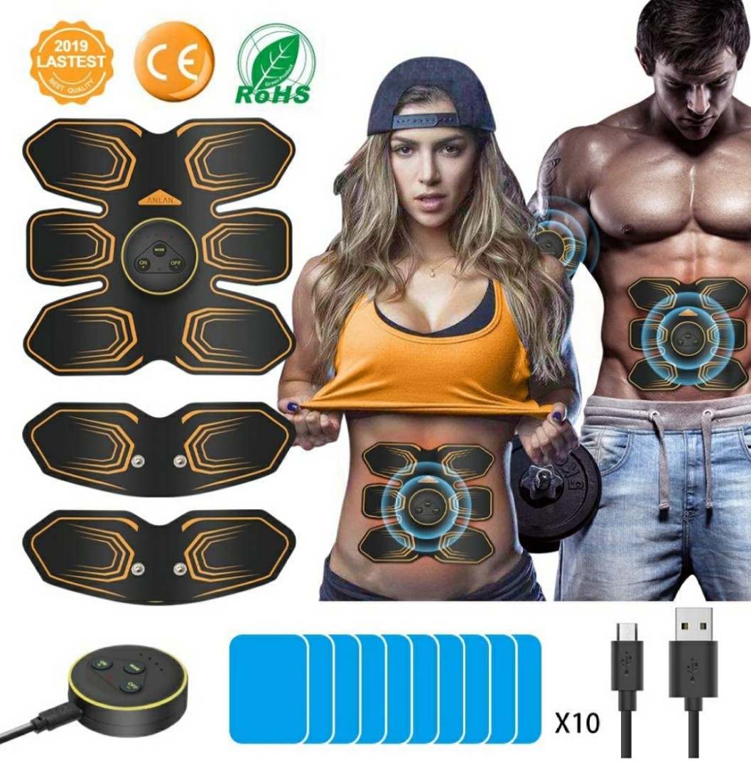 ABS Muscle Stimulator, ANLAN EMS Abdominal Muscle Toner Electronic