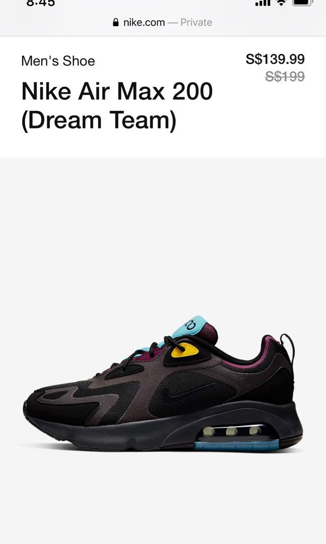 air max 200 dream team 