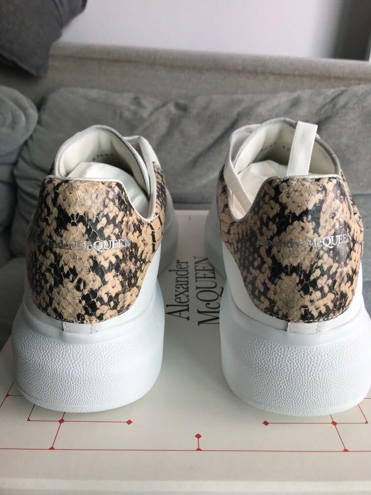 Alexander mcqueen snake sneakers store
