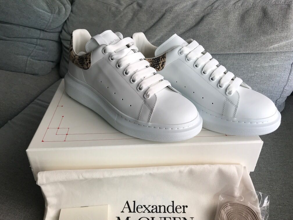 Alexander mcqueen snake clearance sneakers