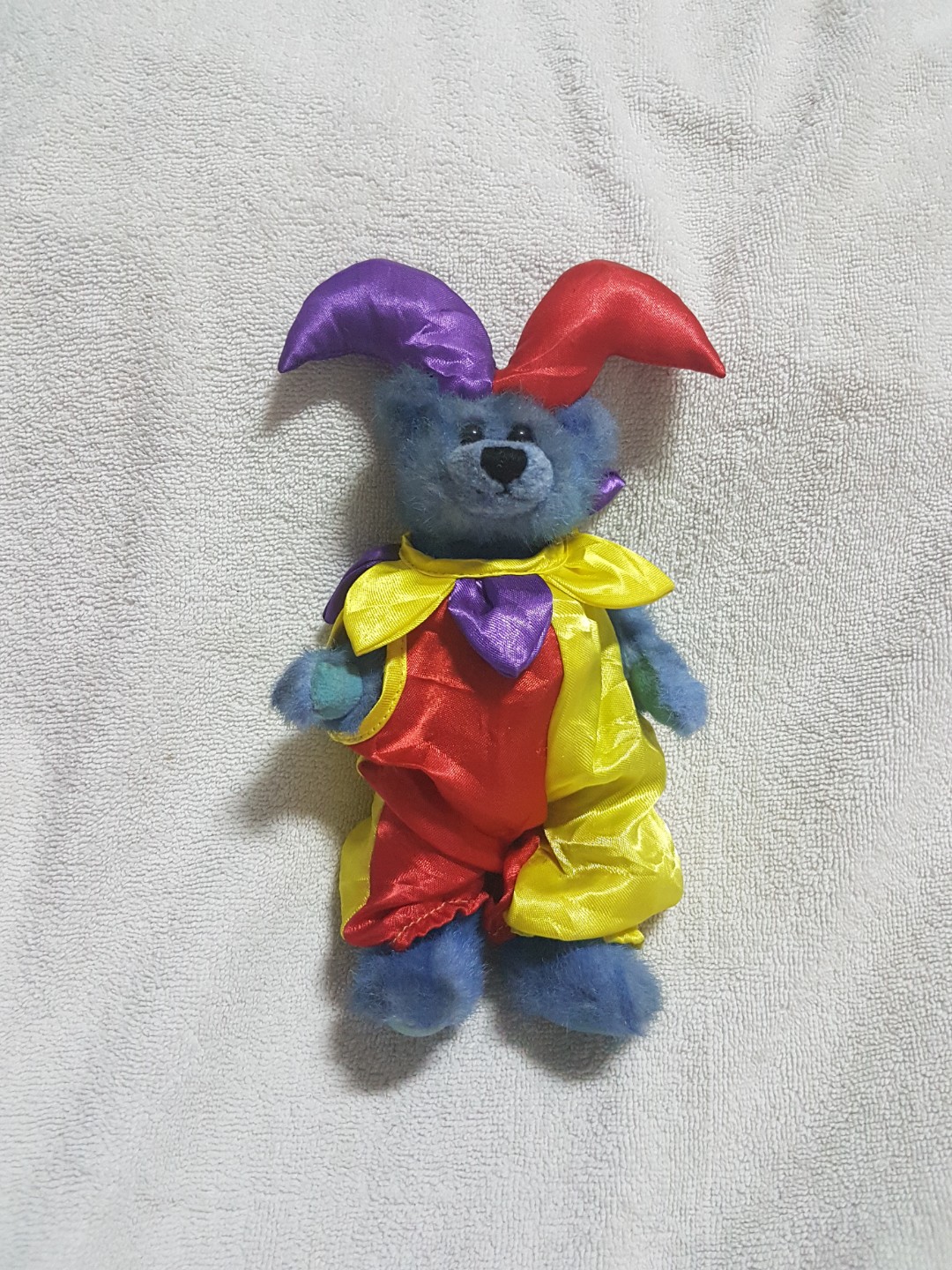 Authentic Rare TY Beanie Baby Calliope Jester Bear Attic Treasures Toy Collection Plush Soft Toy