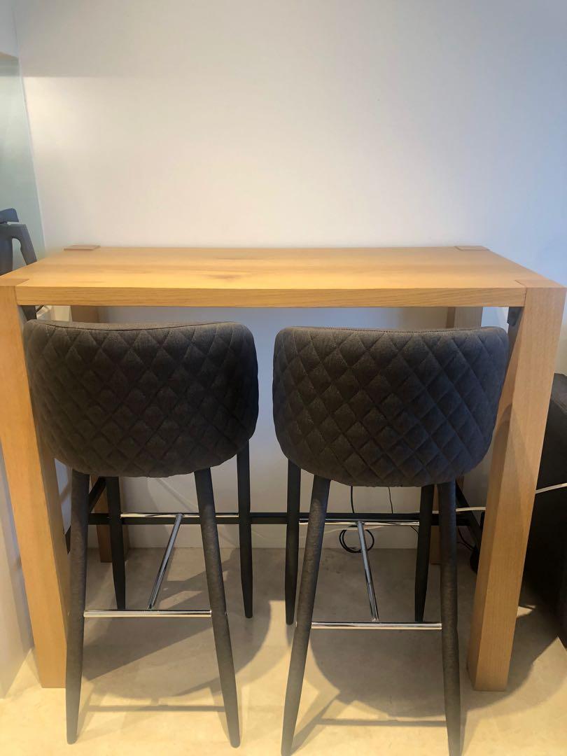 Bar Table Set Furniture Tables Chairs On Carousell