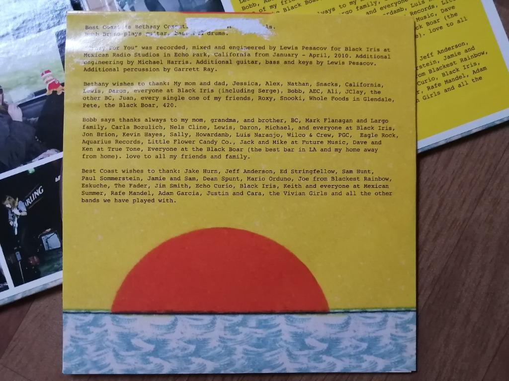 Best Coast Crazy For You Hobbies Toys Music Media Music Scores On Carousell