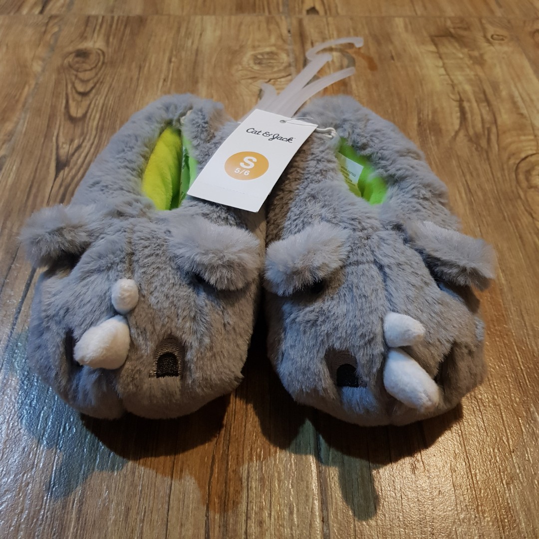 Boys Hoppy Moccasin Bedroom Slippers Babies Kids Boys Apparel