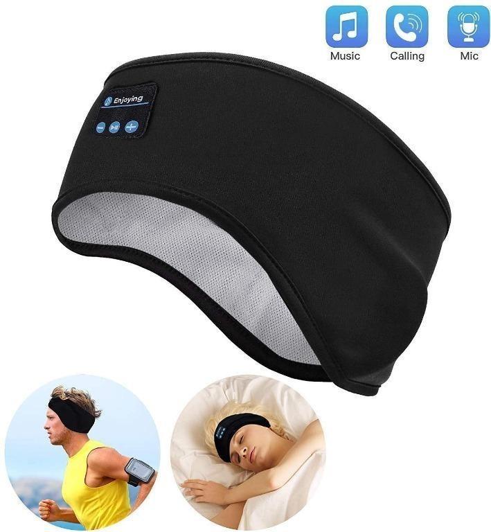 BRAND NEW LAVINCE Sleep Headphones Bluetooth Sports Headband Wireless Sports Headband Headphones with Ultra Thin HD Stereo Speakers Perfect for Workout Jogging Yoga Insomnia Side Sleepers Air Travel M...
